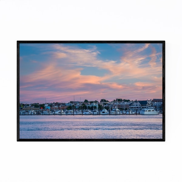 Noir Gallery Inner Harbor Baltimore Maryland Framed Art Print