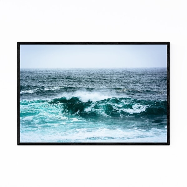 Noir Gallery Big Sur California Ocean Waves Framed Art Print