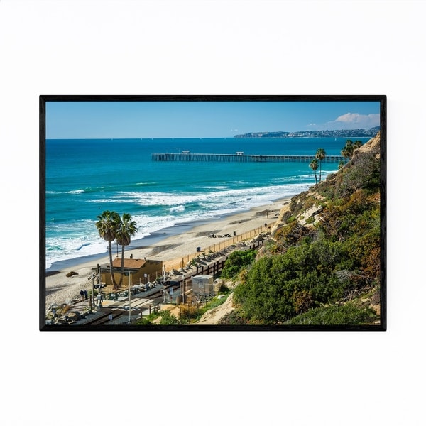 Noir Gallery San Clemente Coastal Beach Framed Art Print