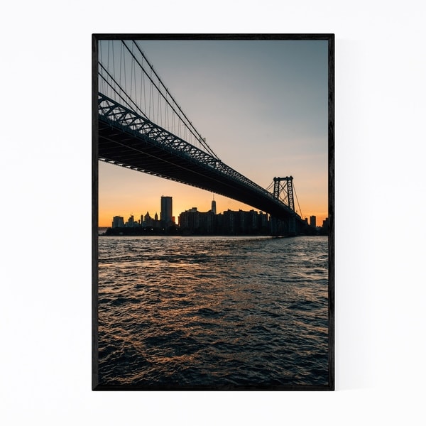 Noir Gallery Williamsburg Bridge New York NYC Framed Art Print