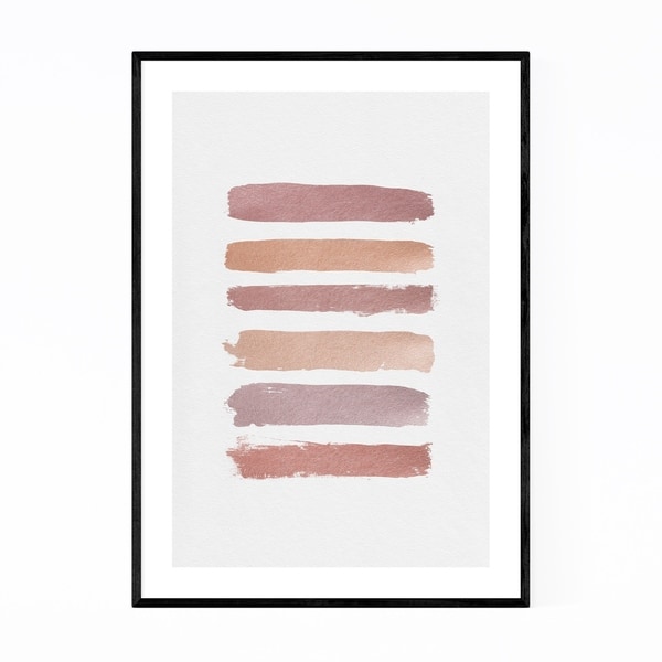 Noir Gallery Abstract Minimal Stripe Painting Framed Art Print