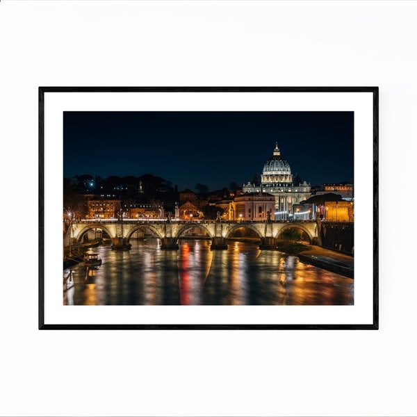 Noir Gallery Rome Italy St. Peter's Basilica Framed Art Print