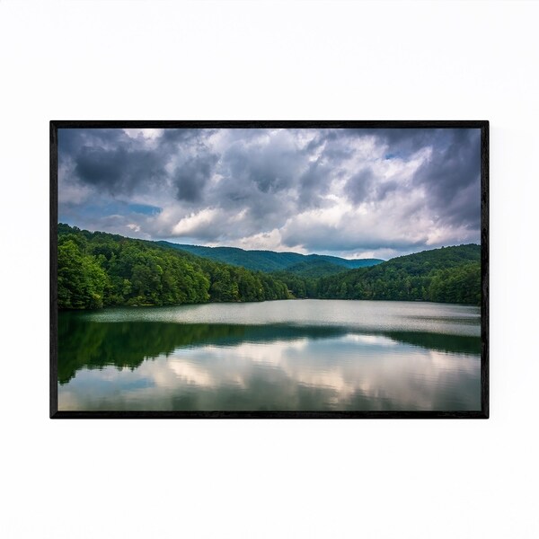Noir Gallery Unicoi Mountains Lake Georgia Framed Art Print