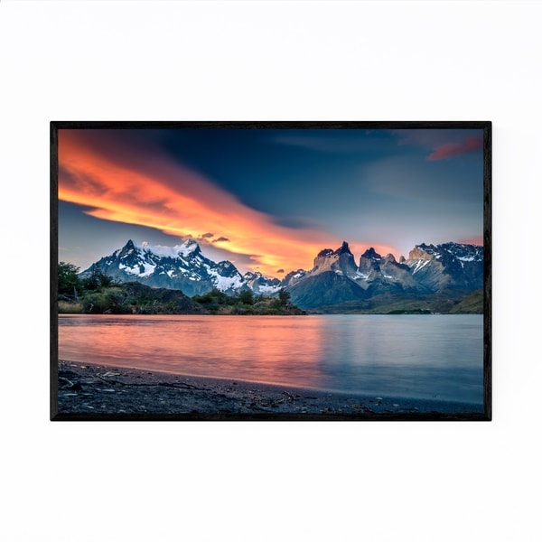 Noir Gallery Torres del Paine Patagonia Chile Framed Art Print