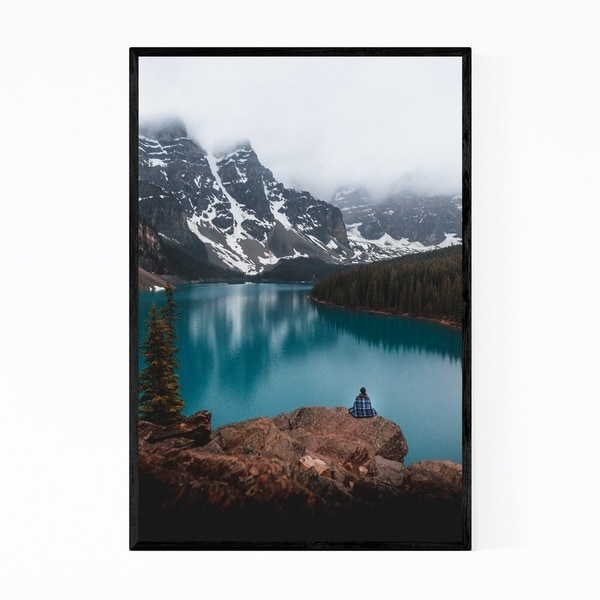 Noir Gallery Moraine Lake Banff Park Alberta Framed Art Print