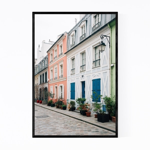 Noir Gallery Rue Cremieux Paris France Color Framed Art Print