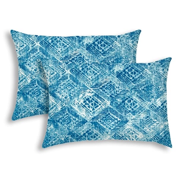 blue outdoor cushions sale