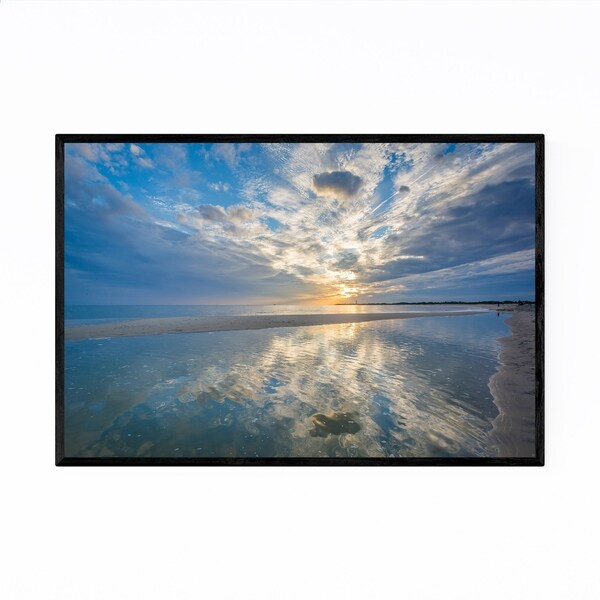 Noir Gallery Cape May New Jersey Beach Framed Art Print
