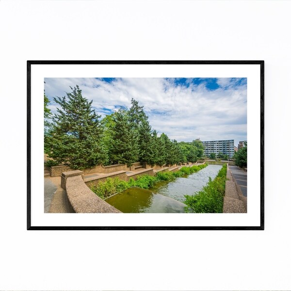 Noir Gallery Washington DC Cityscape Photo Framed Art Print
