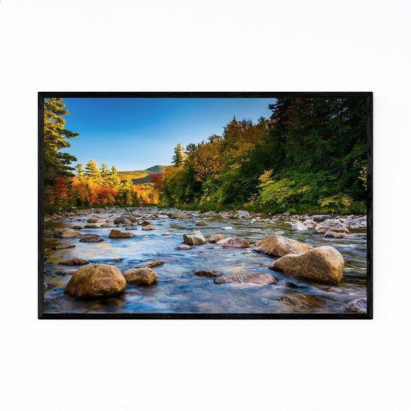 Noir Gallery White Mountains NH Swift River Framed Art Print