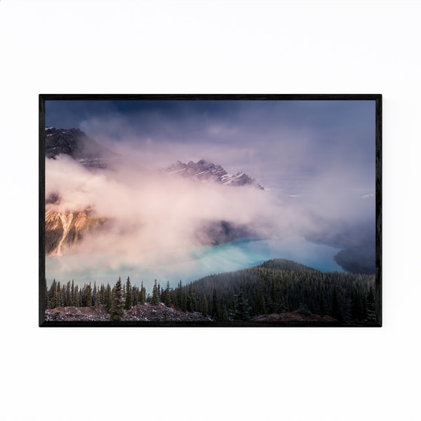 Noir Gallery Peyto Lake Banff Rockies Alberta Framed Art Print