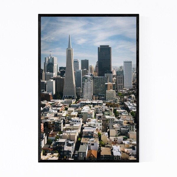 Noir Gallery Skyline San Francisco California Framed Art Print