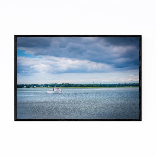 Noir Gallery New Hampshire Hampton Harbor Framed Art Print