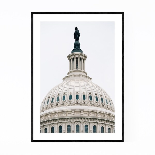 Noir Gallery Washington DC US Capitol Framed Art Print