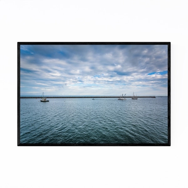 Noir Gallery Cape Cod Provincetown Harbor Framed Art Print