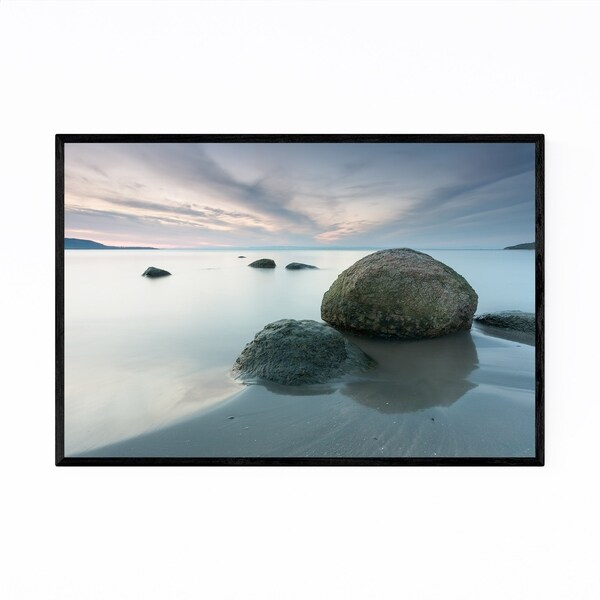 Noir Gallery Bulgaria Winter Landscape Nature Framed Art Print