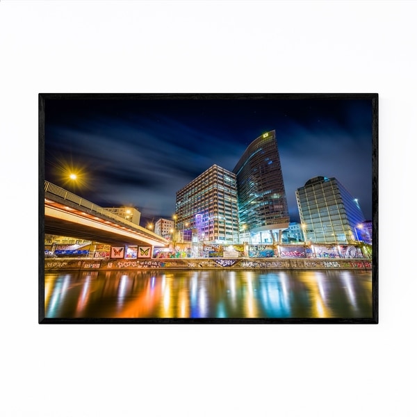 Noir Gallery Vienna Austria Danube Canal Framed Art Print