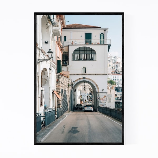 Noir Gallery Amalfi Coast Italy Architecture Framed Art Print