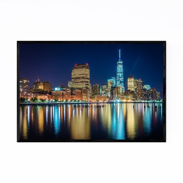 Noir Gallery Lower Manhattan Skyline New York Framed Art Print