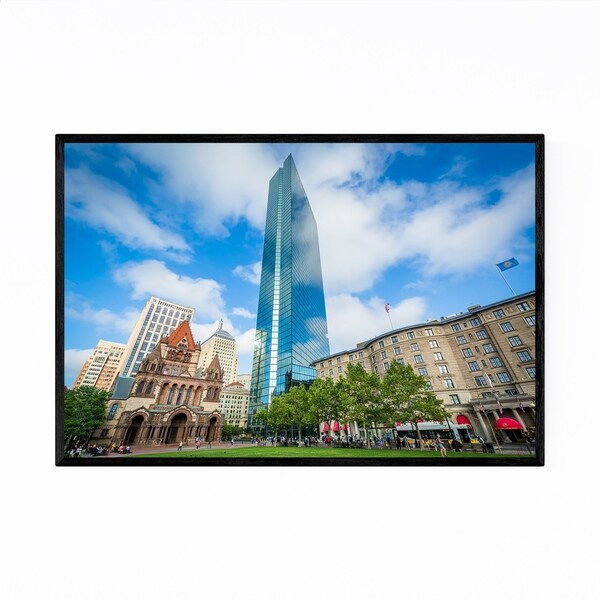 Noir Gallery Boston Copley Square Urban Framed Art Print