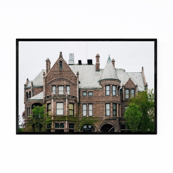 Noir Gallery Detroit Architecture Framed Art Print