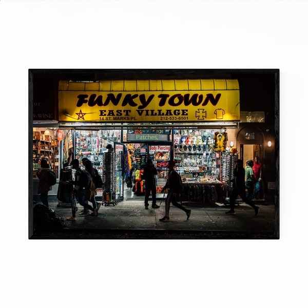 Noir Gallery Funkytown East Village New York Framed Art Print