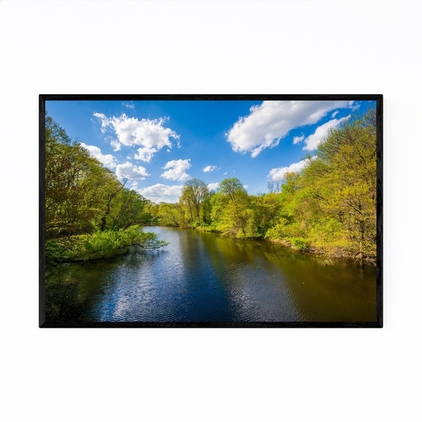Noir Gallery The Mill River New Haven CT Framed Art Print