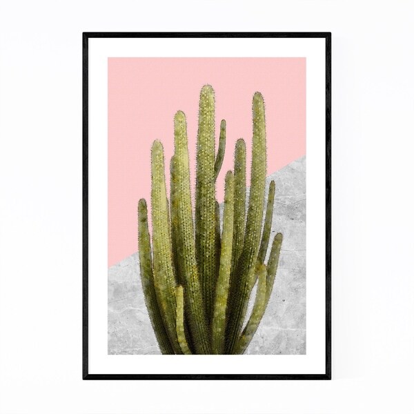Noir Gallery Cactus Plant Botanical Framed Art Print
