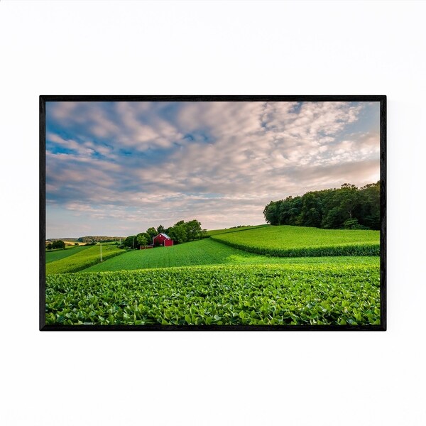 Noir Gallery Barn on Farm Rural Pennsylvania Framed Art Print