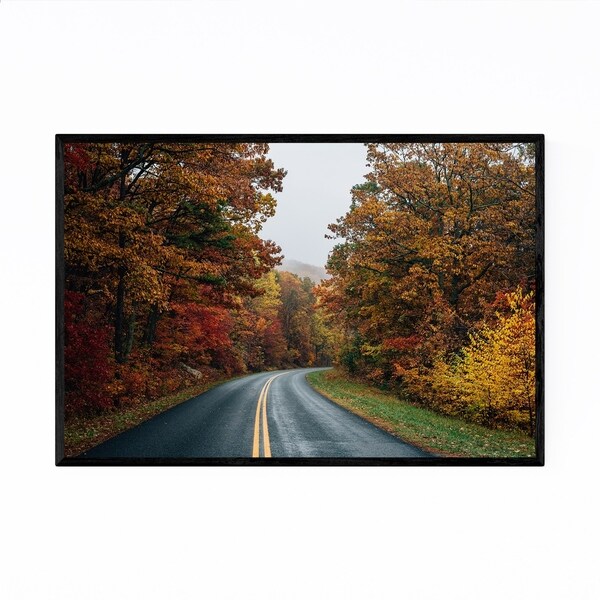 Noir Gallery Virginia Blue Ridge Autumn Fall Framed Art Print