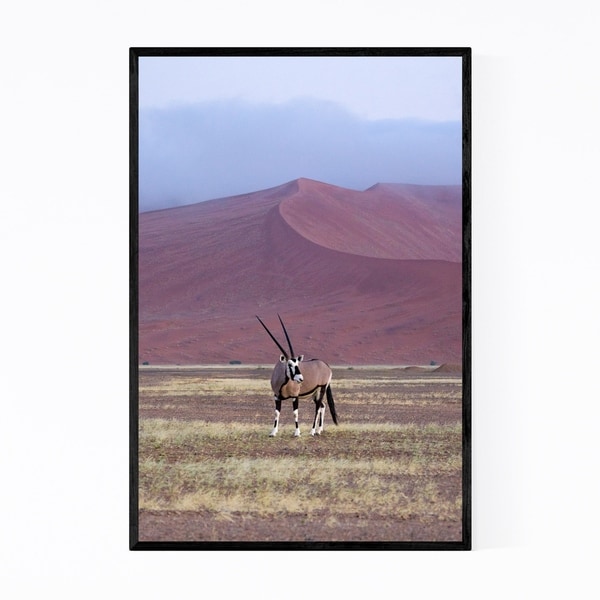 Noir Gallery Oryx Antelope WIldlife Africa Framed Art Print