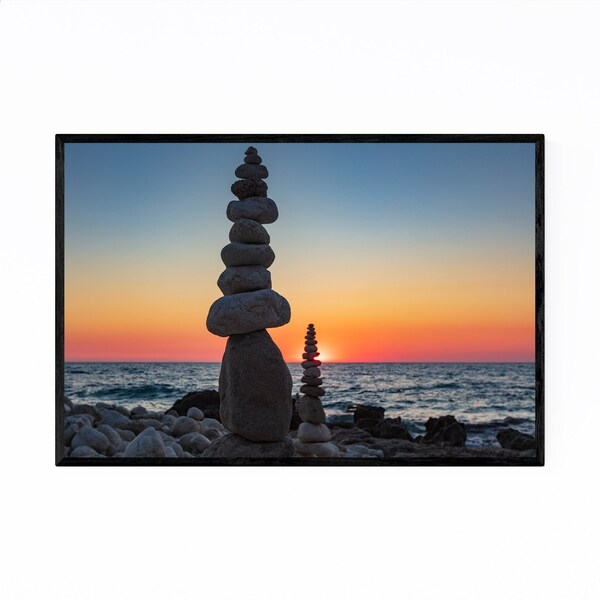 Noir Gallery Lefkada Greece Coastal Framed Art Print