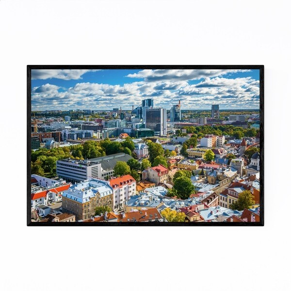 Noir Gallery Tallinn Old Town Europe Urban Framed Art Print