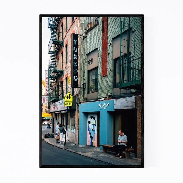 Noir Gallery Chinatown Tuxedo Sign New York Framed Art Print