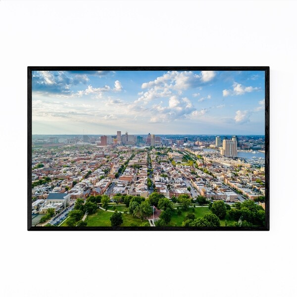 Noir Gallery Federal Hill Baltimore Maryland Framed Art Print