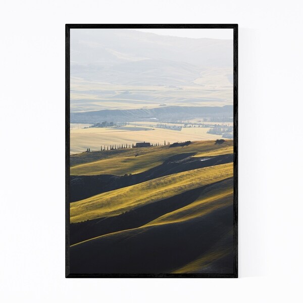Noir Gallery Tuscany Italy Farm Landscape Framed Art Print