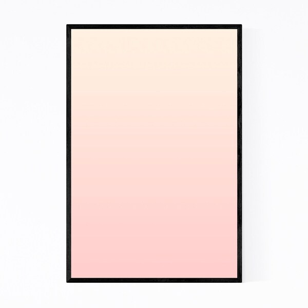 Noir Gallery Minimal Gradient Pastel Pink Framed Art Print