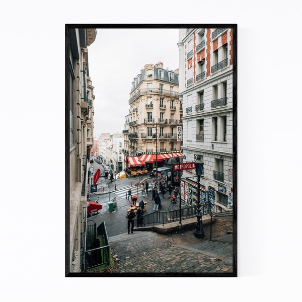 Noir Gallery Montmartre Metro Paris France Framed Art Print