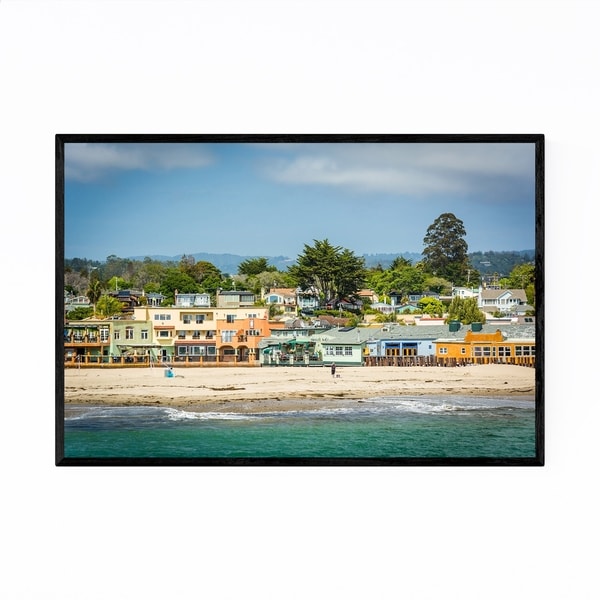 Noir Gallery The Beach in Capitola California Framed Art Print