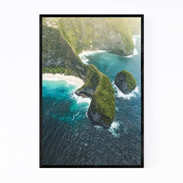 Noir Gallery Coastal Beach Bali Indonesia Framed Art Print