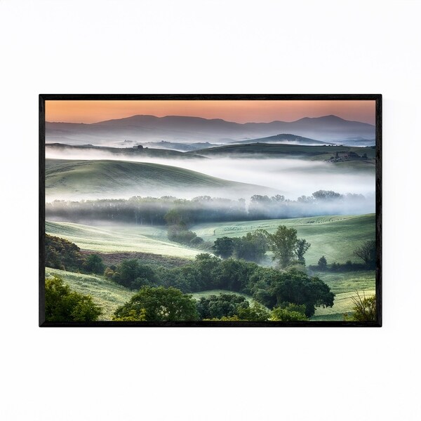 Noir Gallery Tuscany Italy Landscape Nature Framed Art Print
