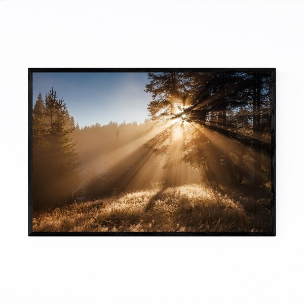 Noir Gallery Bulgaria Lake Landscape Nature Framed Art Print