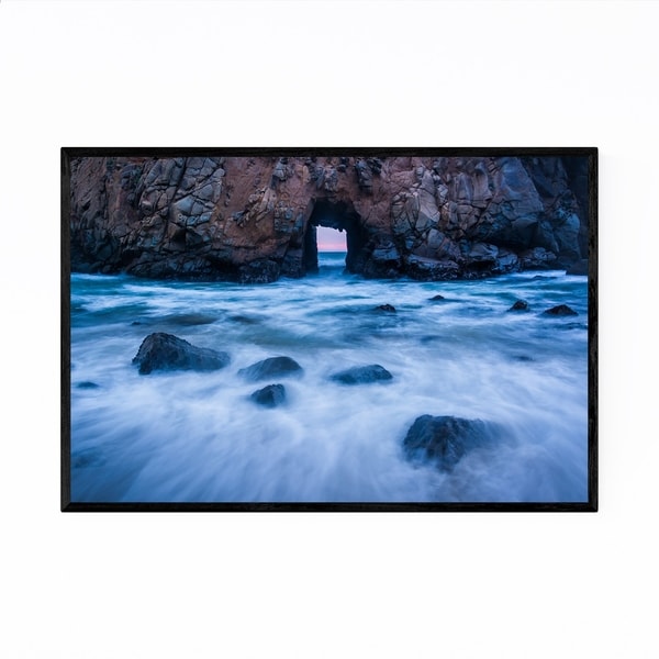 Noir Gallery Keyhole Rock Big Sur California Framed Art Print