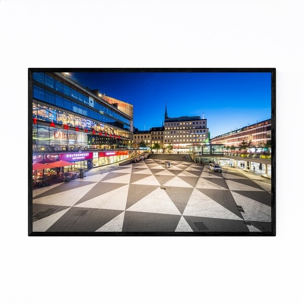 Noir Gallery Stockholm Sergels Torg Modern Framed Art Print