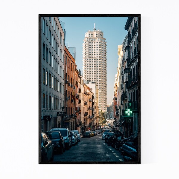 Noir Gallery Madrid Spain Urban Architecture Framed Art Print