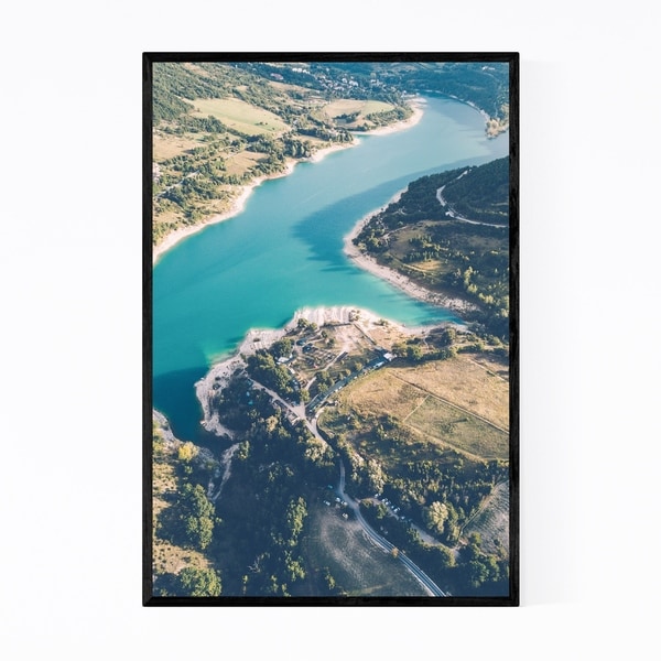 Noir Gallery Fiastra Lake Marche Italy Framed Art Print