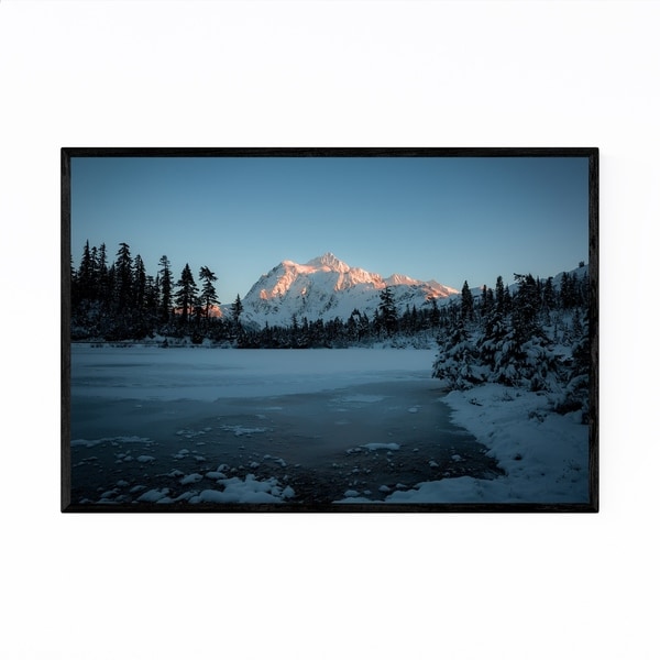 Noir Gallery Picture Lake Washington Nature Framed Art Print
