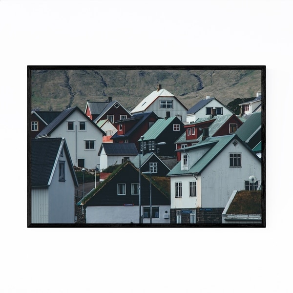 Noir Gallery Faroe Islands Landscape Nature Framed Art Print