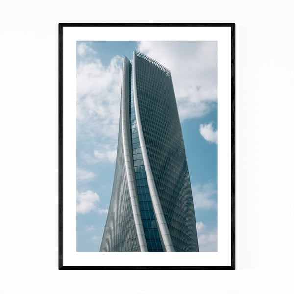Noir Gallery Modern Architecture Milan Italy Framed Art Print