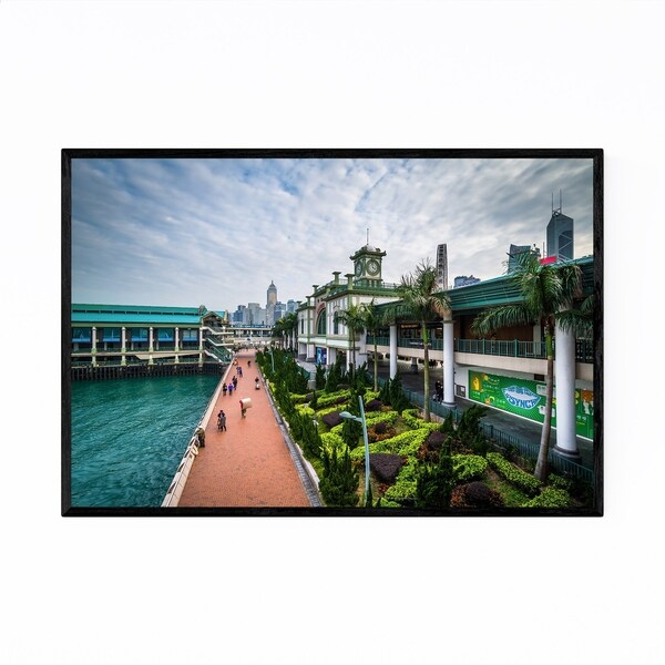 Noir Gallery Hong Kong Victoria Harbour Framed Art Print